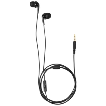 Amazon Basics In Ear Wired Headphones with Mic