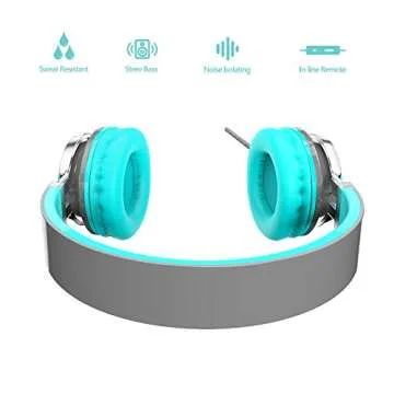 ELECDER i39 Headphones for Kids and Adults with Microphone