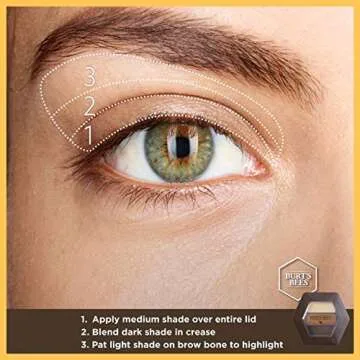 Burt's Bees Natural Eye Shadow Trio in Dusky Woods