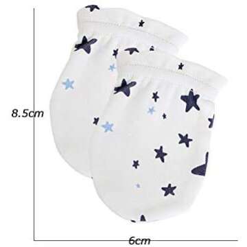 Stylish Kiddiezoom Mittens and Caps Set for Newborns