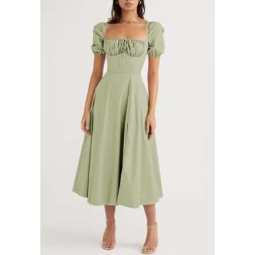 Linsery Off The Shoulder Floral Midi Dress for Women