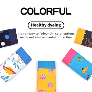 WAZATE Men's Tagless Breathable Boxer Briefs 5 Pack