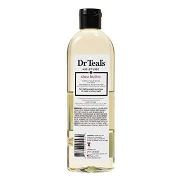 Dr. Teal's Moisturizing Bath & Body Oil 2-Pack (17.6 Fl Oz Total) Moisture + Ultra Rich Shea Butter & Essential Oil. Treat Your Skin, Your Senses, and Your Stress.