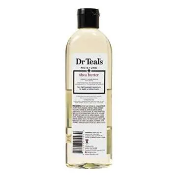 Dr. Teal's Moisturizing Bath & Body Oil 2-Pack (17.6 Fl Oz Total) Moisture + Ultra Rich Shea Butter & Essential Oil. Treat Your Skin, Your Senses, and Your Stress.