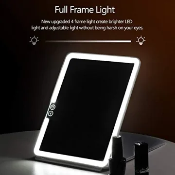 KEDSUM Lighted Vanity Mirror with USB Rechargeable LED