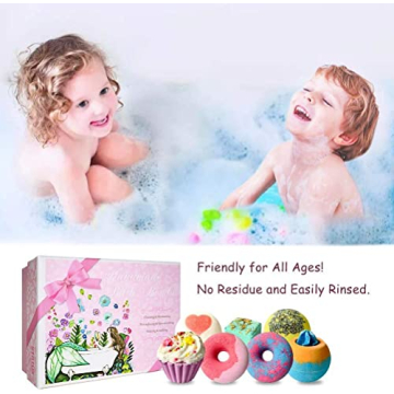 Luxurious STNTUS INNOVATIONS 7 Natural Bath Bomb Gift Set