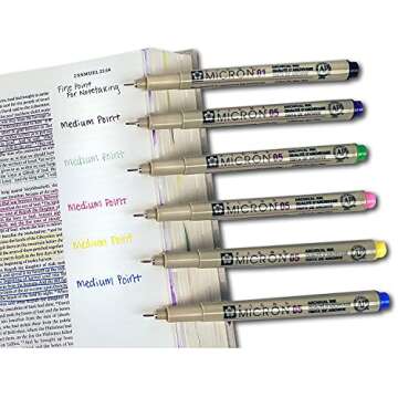 Deluxe No Bleed Highlighting & Underlining Bible Study Kit | Accu-Gel + Pigma Micron