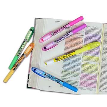 Deluxe No Bleed Highlighting & Underlining Bible Study Kit | Accu-Gel + Pigma Micron