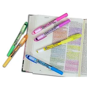 Deluxe No Bleed Highlighting & Underlining Bible Study Kit | Accu-Gel + Pigma Micron