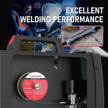 YESWELDER ER70S-6 .030-Inch on 2-Pound Spool Carbon Steel Mig Solid Welding Wire