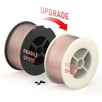 YESWELDER ER70S-6 .030-Inch on 2-Pound Spool Carbon Steel Mig Solid Welding Wire