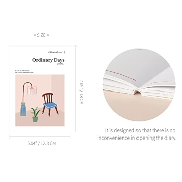 Cute Monolike Dairy Planner for Creative Organization