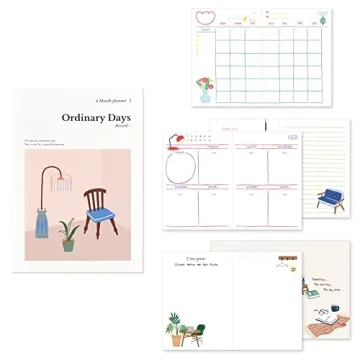 Cute Monolike Dairy Planner for Creative Organization