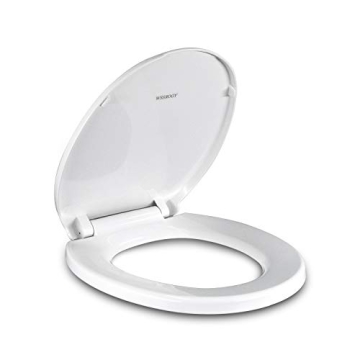WSSROGY SoftClose Toilet Seat - Quiet-Close, Durable & Easy Install