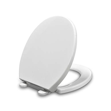 WSSROGY SoftClose Toilet Seat Quiet-Close Durable Easy Install