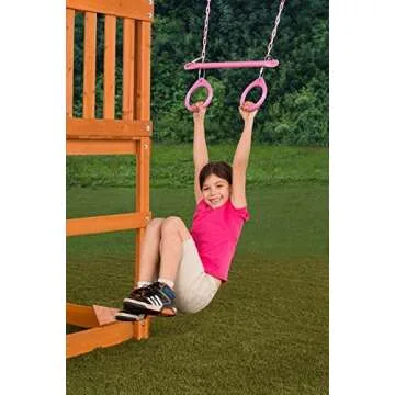 Standard Trapeze Bar with Rings for Kids