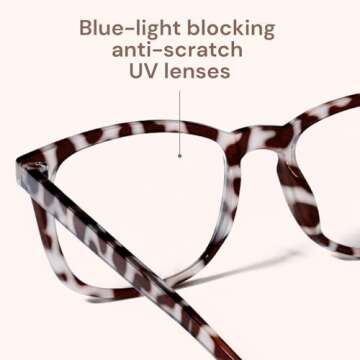 Gaoye Stylish Blue Light Glasses for Women - 3 Pack
