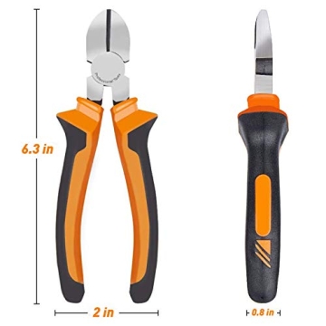 BOENFU 6" Heavy Duty Wire Cutter for Crafts & Florals