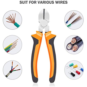 BOENFU 6" Heavy Duty Wire Cutter for Crafts & Florals