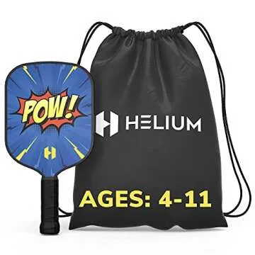 Helium Pickleball Paddle for Kids - Lightweight Fun
