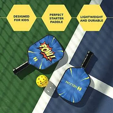 Helium Pickleball Paddle for Kids - Lightweight Fun