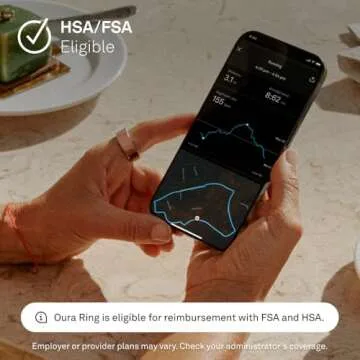 Oura Ring 4 - Rose Gold - Size 7 - Smart Ring - Size First with Oura Ring 4 Sizing Kit - Sleep Tracking Wearable - Heart Rate - Fitness Tracker - Up to 8 Days of Battery Life