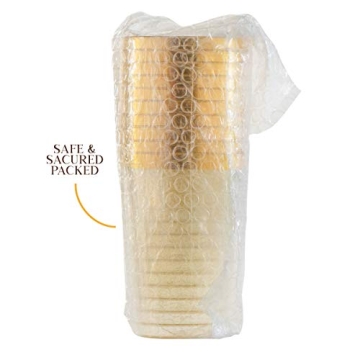 Elegant Gold Plastic Cups - Perfect for Every Celebration