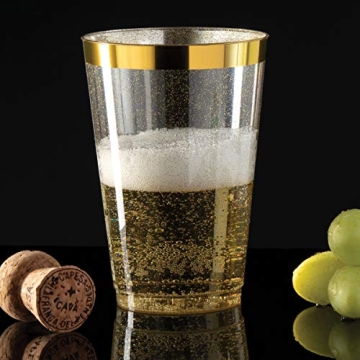Elegant Gold Plastic Cups - Perfect for Every Celebration