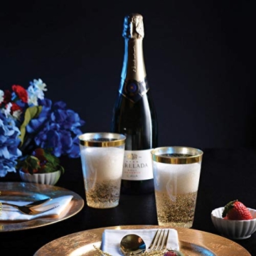 Elegant Gold Plastic Cups - Perfect for Every Celebration