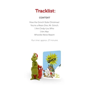 Tonies Grinch Audio Play Character for Kids Christmas Fun
