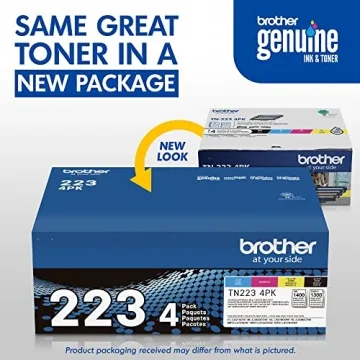 Brother TN223 Toner Four Pack for Quality Printing