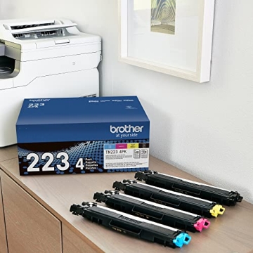 Brother TN223 Toner Four Pack for Quality Printing