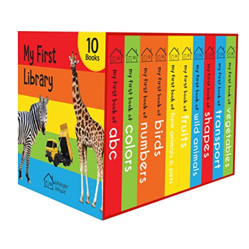 My First Library 10 Board Books Boxset for Toddlers