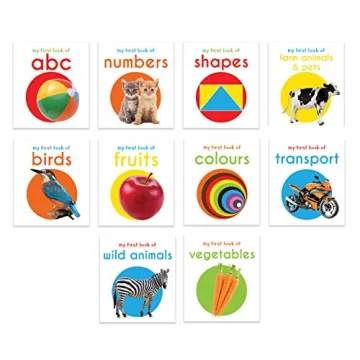 My First Library 10 Board Books Boxset for Toddlers