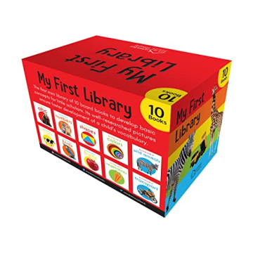 My First Library 10 Board Books Boxset for Toddlers