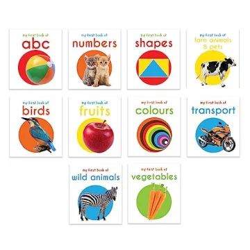 My First Library 10 Board Books Boxset for Toddlers