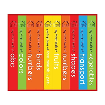 My First Library 10 Board Books Boxset for Toddlers