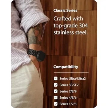 Stylish Fullmosa Apple Watch Metal Band for Men and Women