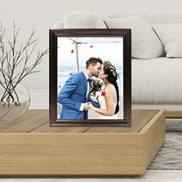 Lawrence Frames 535580 Bronze 8x10 Picture Frame with Glass