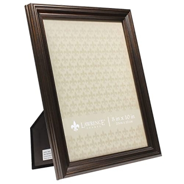Lawrence Frames 535580 Bronze 8x10 Picture Frame with Glass