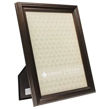 Lawrence Frames 535580 Bronze 8x10 Picture Frame with Glass