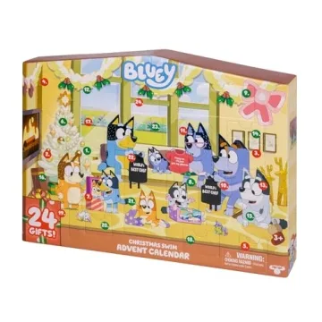 Bluey Christmas Swim Advent Calendar with 24 Surprises