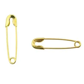 ZMSNTGS Gold Mini Safety Pins 500PCS for Crafts and Jewelry