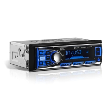 BOSS Audio Systems 611UAB - Bluetooth Car Stereo, USB, Aux Input, AM/FM Radio - Compact Single Din D...