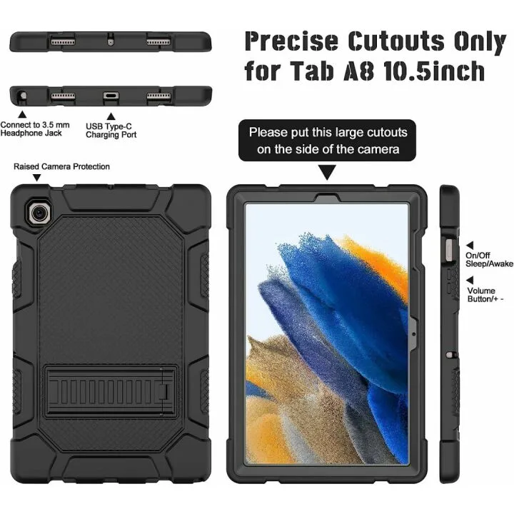Galaxy Tab A8 10.5 Case - Shockproof Kickstand Cover