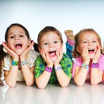 Colorful Slap Bracelets Party Pack Fun for All Ages - 25 Count