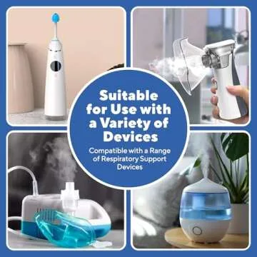 NAVEH PHARMA RSV 7% | Hypertonic Saline Solution for Nebulizer Machine | Saline Nebulizer for Adults | Clear Lungs & Airways | Inhalation Solution | Nebulizer Diluent | 25 Bullets (0.17 Fl Oz)