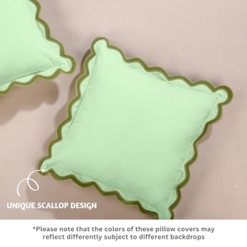 Folkulture 2 Pack Decorative Throw Pillow Covers 18x18