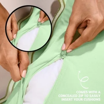 Folkulture 2 Pack Decorative Throw Pillow Covers 18x18