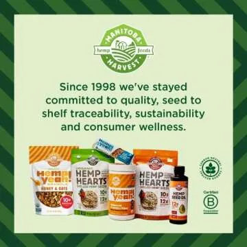 Manitoba Harvest Organic Hemp Hearts | 10g Protein & Omega 3